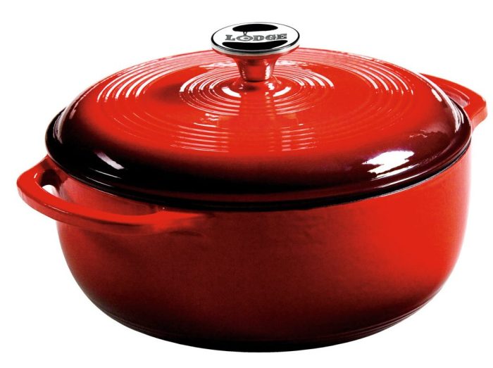lodge-red-enamel-cast-iron-dutch-oven-7.5-quart